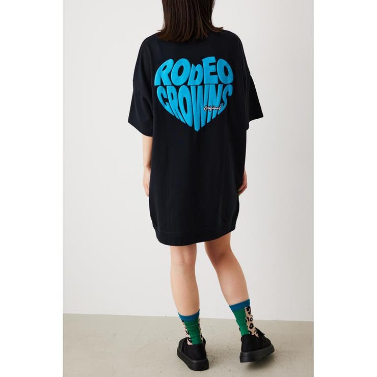 Heart logo BY半袖ワンピース[品番：BJLW0026192]｜RODEO CROWNS WIDE