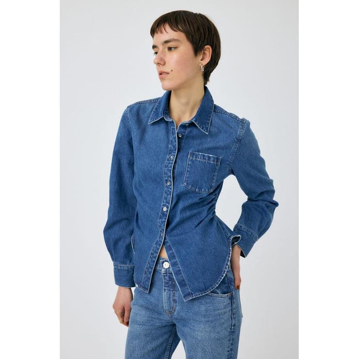 WAIST FIT デニムシャツ | MOUSSY OUTLET | 詳細画像18 