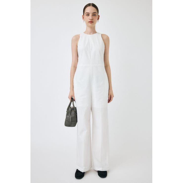 WHT | SCOOP SHOULDER ジャンプスーツ | MOUSSY OUTLET
