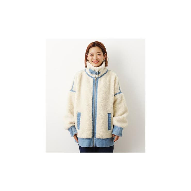 WEB限定)デニムドッキングボアブルゾンWL[品番：BJLW0019095]｜RODEO 