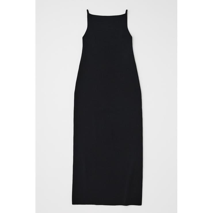 BLK | BACKLESS ニットドレス | MOUSSY OUTLET