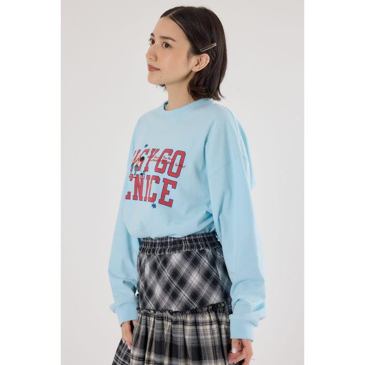 embroidery collegeロング Tシャツ | RODEO CROWNS WIDE BOWL | 詳細画像18 