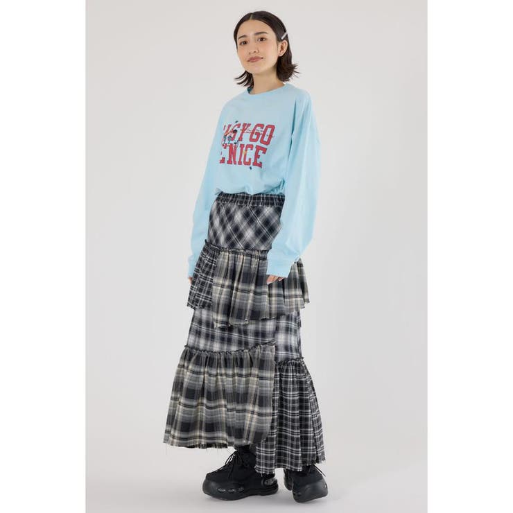 embroidery collegeロング Tシャツ | RODEO CROWNS WIDE BOWL | 詳細画像20 