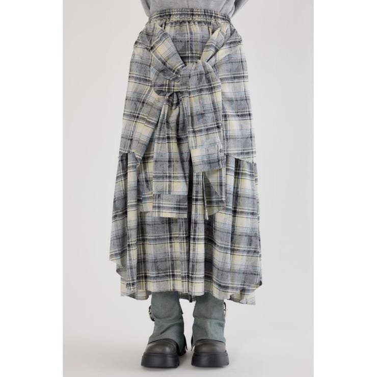 ヴィンテージチェックシャツスカート | RODEO CROWNS WIDE BOWL | 詳細画像8 