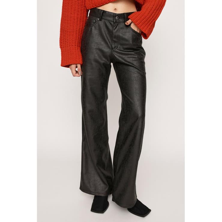 L／W CRACK F／LEATHER パンツ | SLY OUTLET | 詳細画像3 