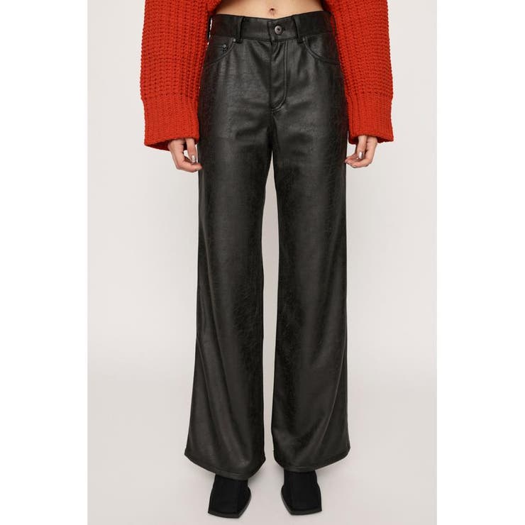 L／W CRACK F／LEATHER パンツ | SLY OUTLET | 詳細画像4 