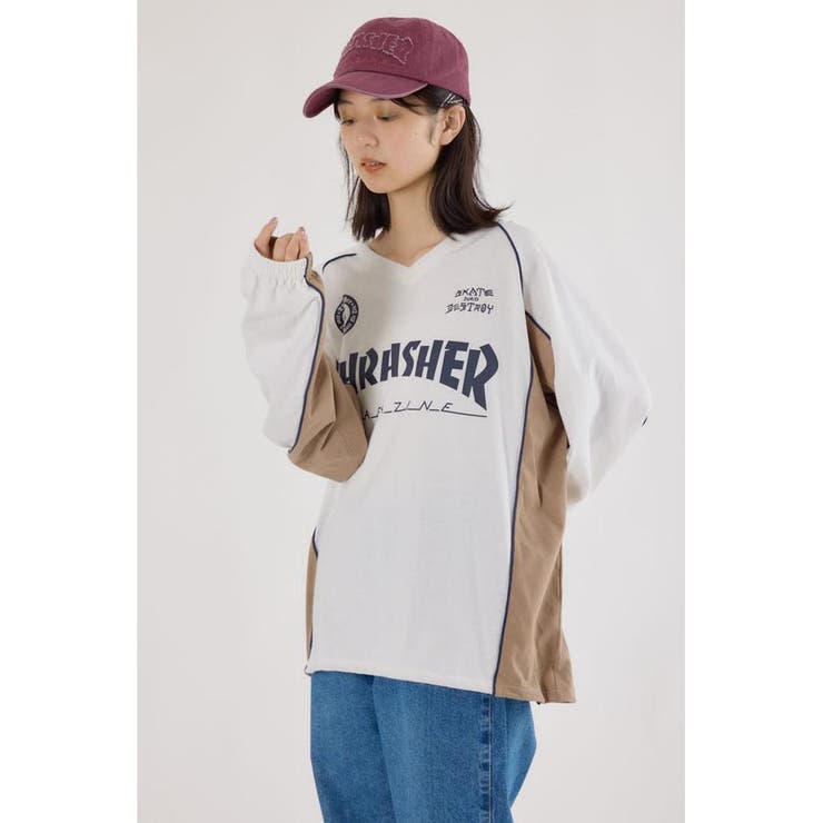 (THRASHER) GAME L/S Tシャツ | RODEO CROWNS WIDE BOWL | 詳細画像2 