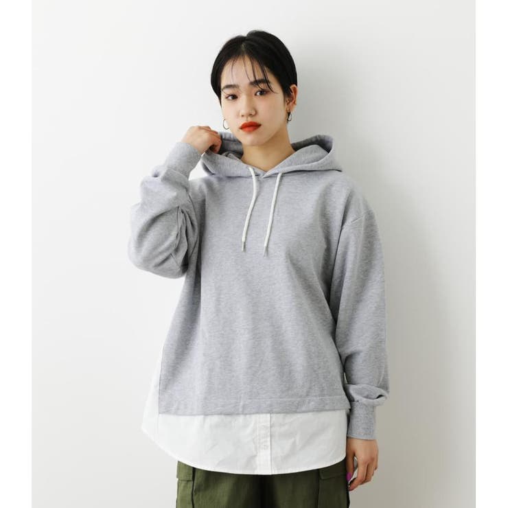 WEB限定）シャツドッキングパーカー[品番：BJLW0022431]｜RODEO