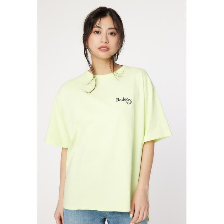 パッチワークパターンアップリケ Tシャツ[品番：BJLW0028030]｜RODEO