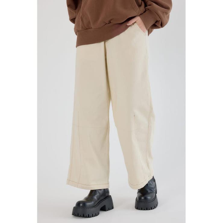 WHT | ステッチバレルパンツ | RODEO CROWNS WIDE BOWL