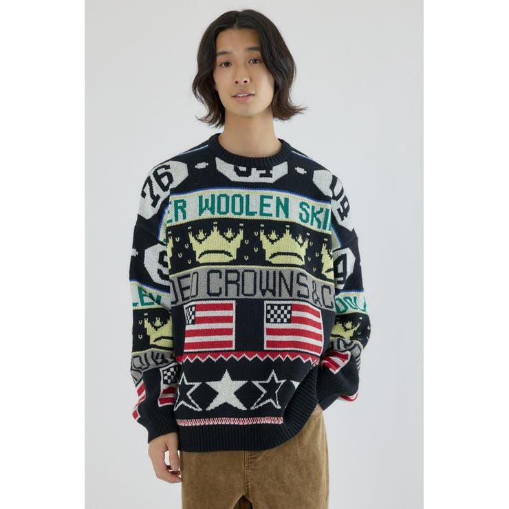 BLK | holidayニット | RODEO CROWNS WIDE BOWL