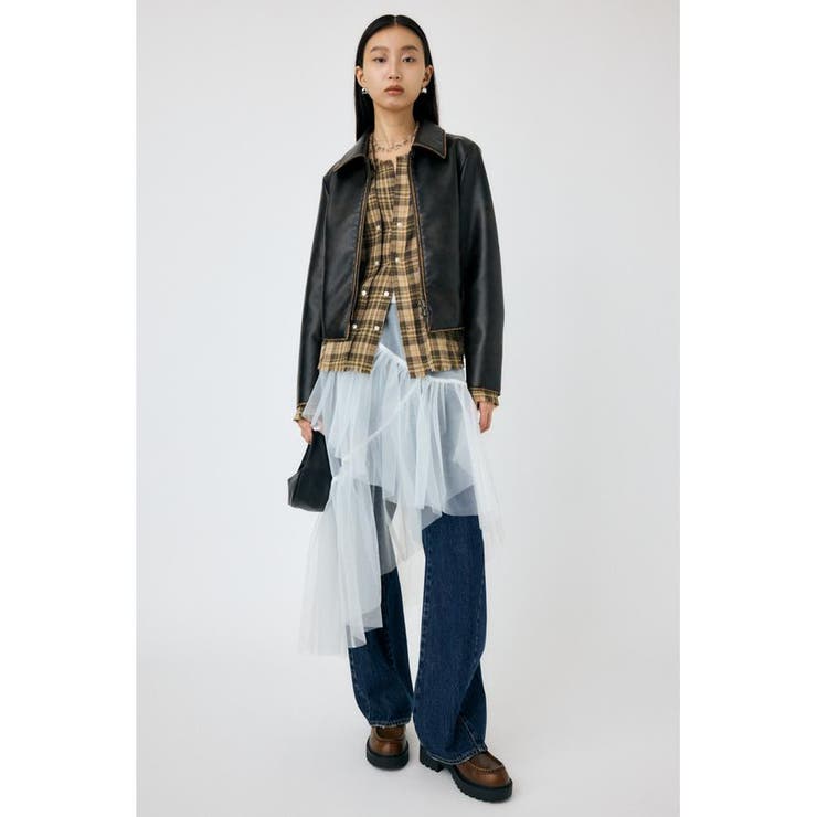 WHT | VOLUME チュールスカート | MOUSSY OUTLET