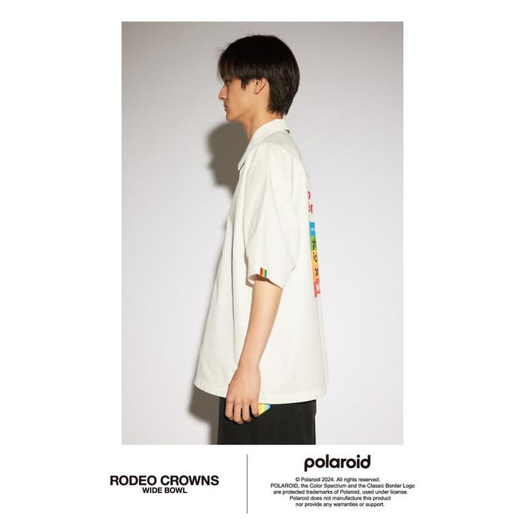 Polaroid バックプリントシャツ | RODEO CROWNS WIDE BOWL | 詳細画像8 