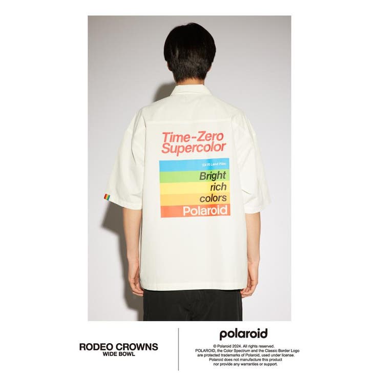 Polaroid バックプリントシャツ | RODEO CROWNS WIDE BOWL | 詳細画像9 