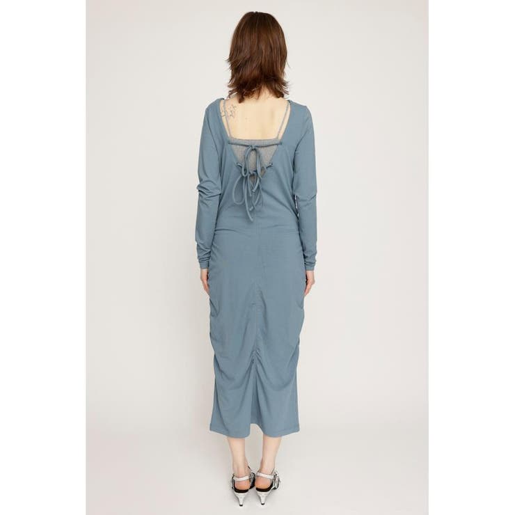 SHIRRING RIBBON 2WAY ワンピース | SLY OUTLET | 詳細画像8 