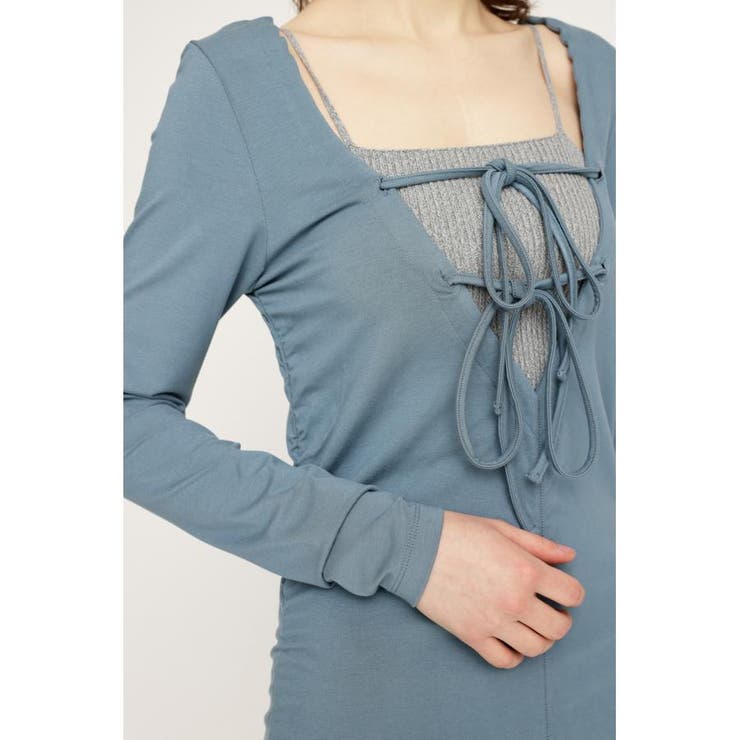 SHIRRING RIBBON 2WAY ワンピース | SLY OUTLET | 詳細画像10 