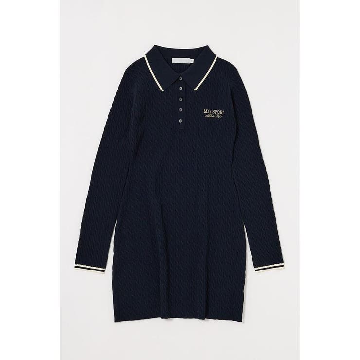 LOGO CABLE KNIT ミニドレス | MOUSSY OUTLET | 詳細画像19 