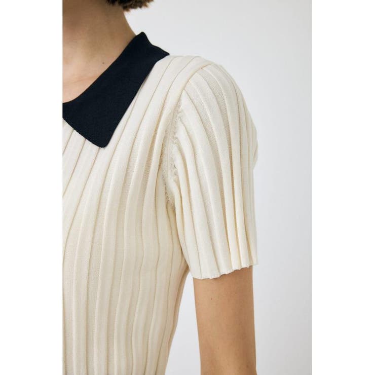 ZIP UP RIB KNIT H/S シャツ | MOUSSY OUTLET | 詳細画像11 