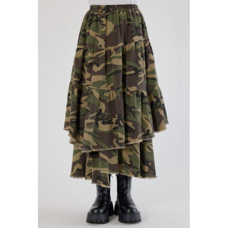CAMOランダムティアードスカート | RODEO CROWNS WIDE BOWL | 詳細画像11 