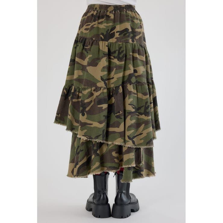 CAMOランダムティアードスカート | RODEO CROWNS WIDE BOWL | 詳細画像13 