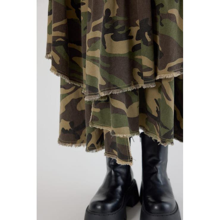 CAMOランダムティアードスカート | RODEO CROWNS WIDE BOWL | 詳細画像15 