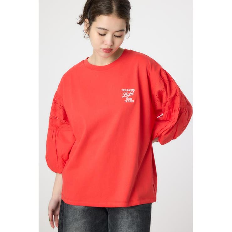 RED | バルーンスリーブトップス | RODEO CROWNS WIDE BOWL