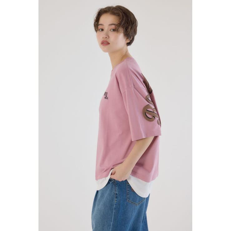 フェイクレイヤードスクリプトロゴ Tシャツ | RODEO CROWNS WIDE BOWL | 詳細画像22 