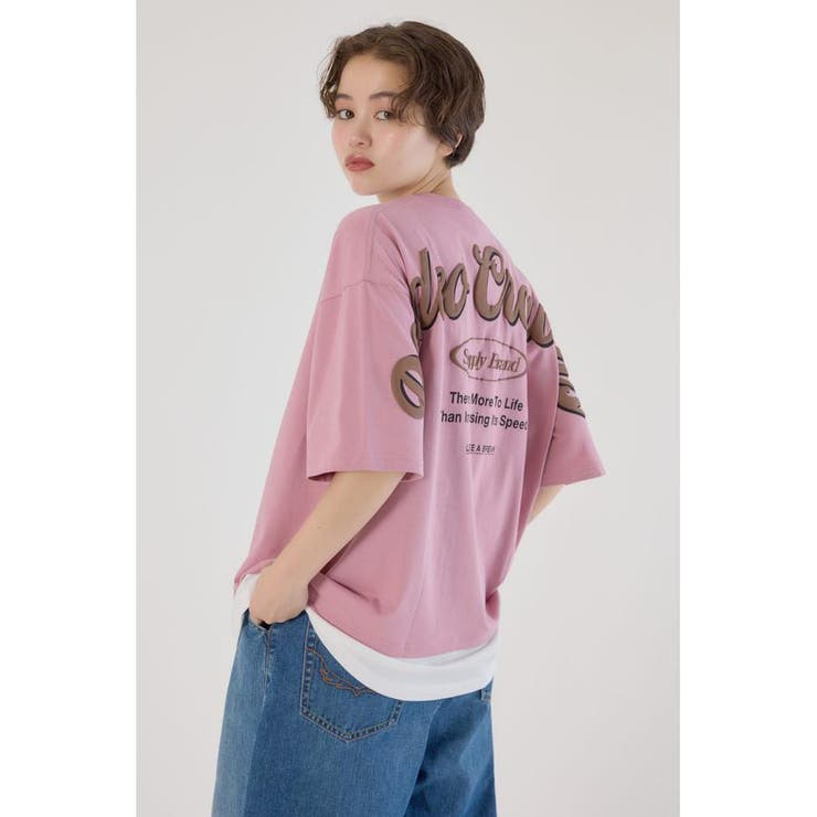 フェイクレイヤードスクリプトロゴ Tシャツ | RODEO CROWNS WIDE BOWL | 詳細画像23 