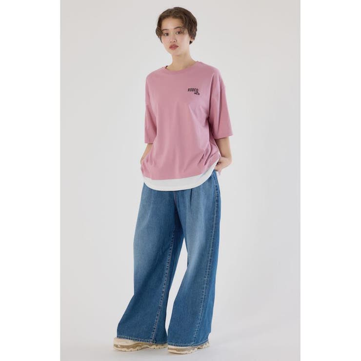 フェイクレイヤードスクリプトロゴ Tシャツ | RODEO CROWNS WIDE BOWL | 詳細画像25 