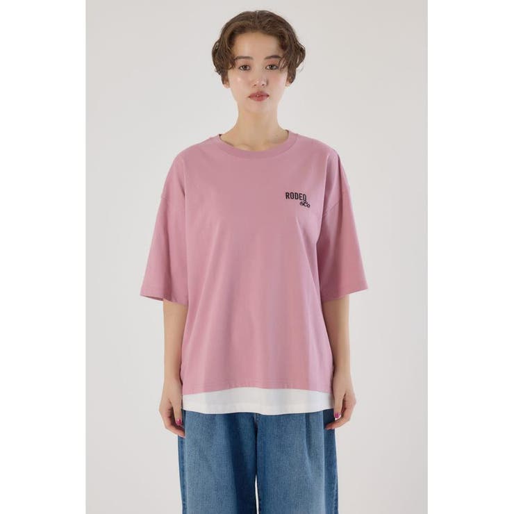 フェイクレイヤードスクリプトロゴ Tシャツ | RODEO CROWNS WIDE BOWL | 詳細画像27 