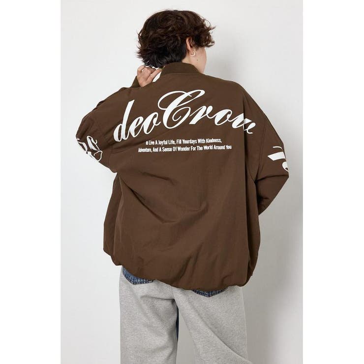 BRN | オーバーサイズバルーンロゴブルゾン | RODEO CROWNS WIDE BOWL