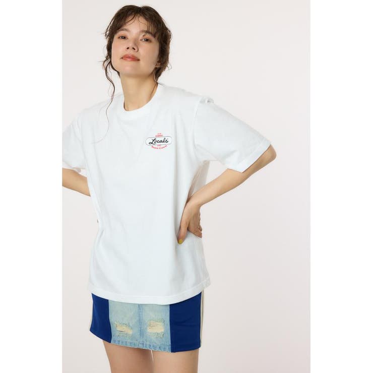 [CAVISH x LELBO BROWN] U.K TOUR SS TEE ★大人気★ LOCALS x RCS Tシャツ[品番：BJLW0028205]｜RODEO CROWNS WIDE