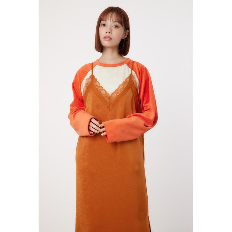 サテンレースキャミワンピース | RODEO CROWNS WIDE BOWL | 詳細画像8 