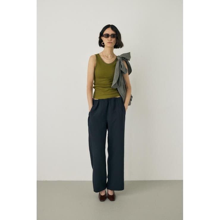 リラックスワイドパンツ リサイクルポリエステル使用 | MOUSSY OUTLET | 詳細画像20 