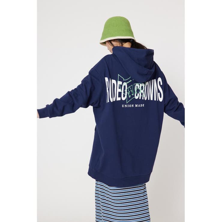 NVY | クラウン ポイント パーカー ワンピース | RODEO CROWNS WIDE BOWL