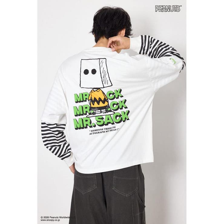 (PEANUTS)フェイクレイヤードロングTシャツ | RODEO CROWNS WIDE BOWL | 詳細画像17 