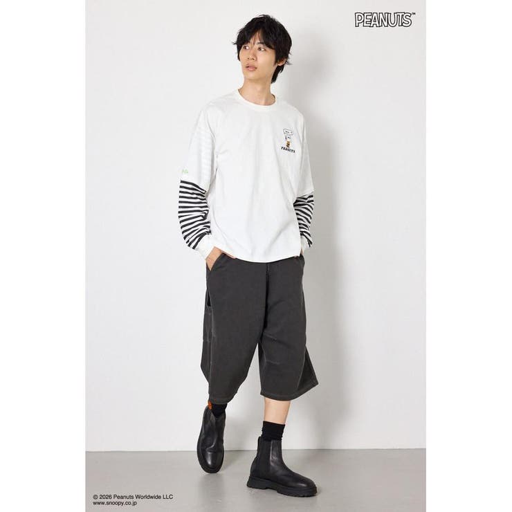 (PEANUTS)フェイクレイヤードロングTシャツ | RODEO CROWNS WIDE BOWL | 詳細画像18 
