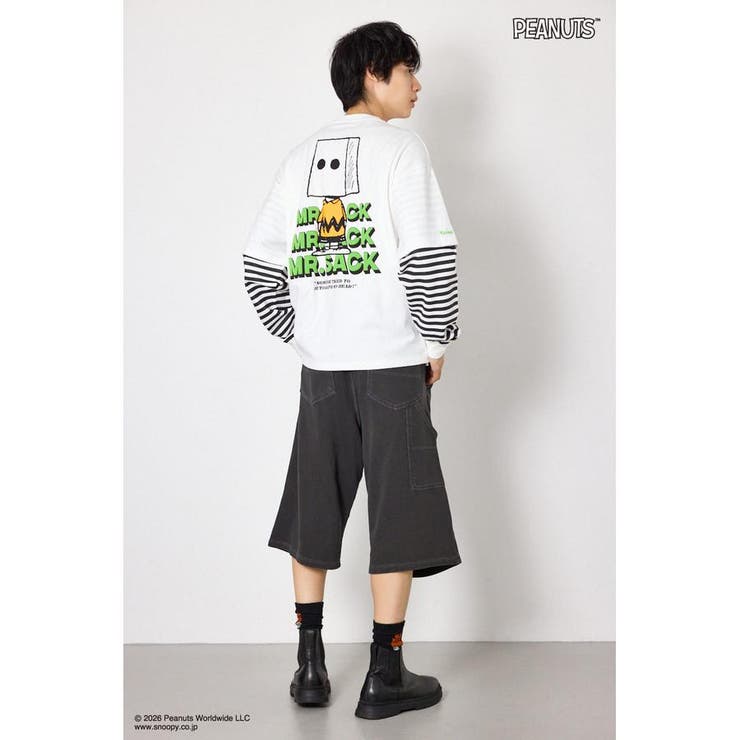 (PEANUTS)フェイクレイヤードロングTシャツ | RODEO CROWNS WIDE BOWL | 詳細画像19 
