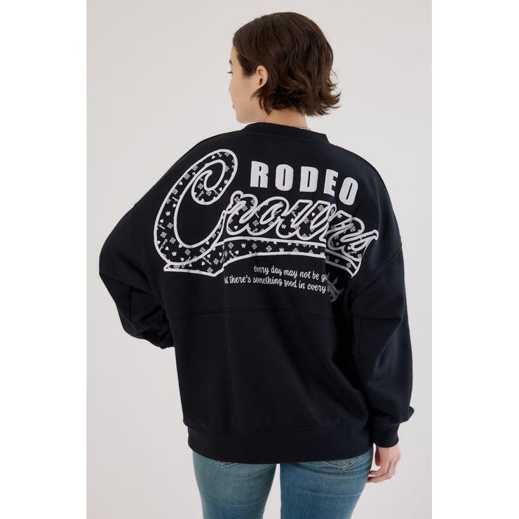 BLK | モノグラムロゴスウェット | RODEO CROWNS WIDE BOWL