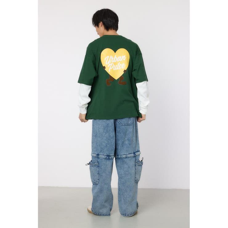 ハートパネルレイヤードロングスリーブTシャツ | RODEO CROWNS WIDE BOWL | 詳細画像35 