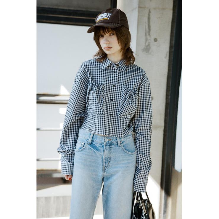 GATHER POCKET CROPPED シャツ | SLY OUTLET | 詳細画像30 