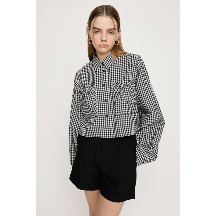 GATHER POCKET CROPPED シャツ | SLY OUTLET | 詳細画像25 