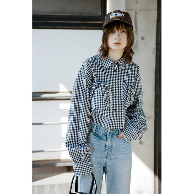 GATHER POCKET CROPPED シャツ | SLY OUTLET | 詳細画像28 