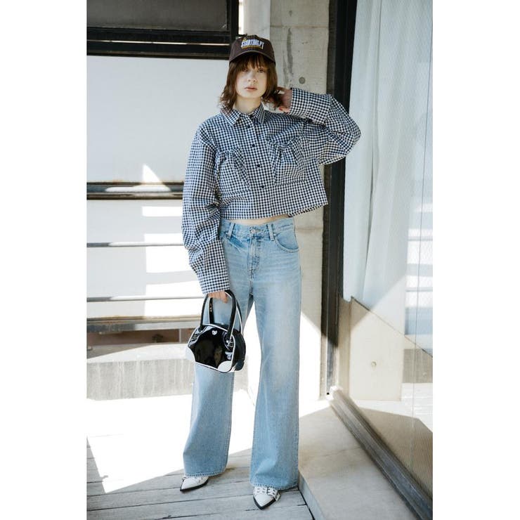 GATHER POCKET CROPPED シャツ | SLY OUTLET | 詳細画像32 
