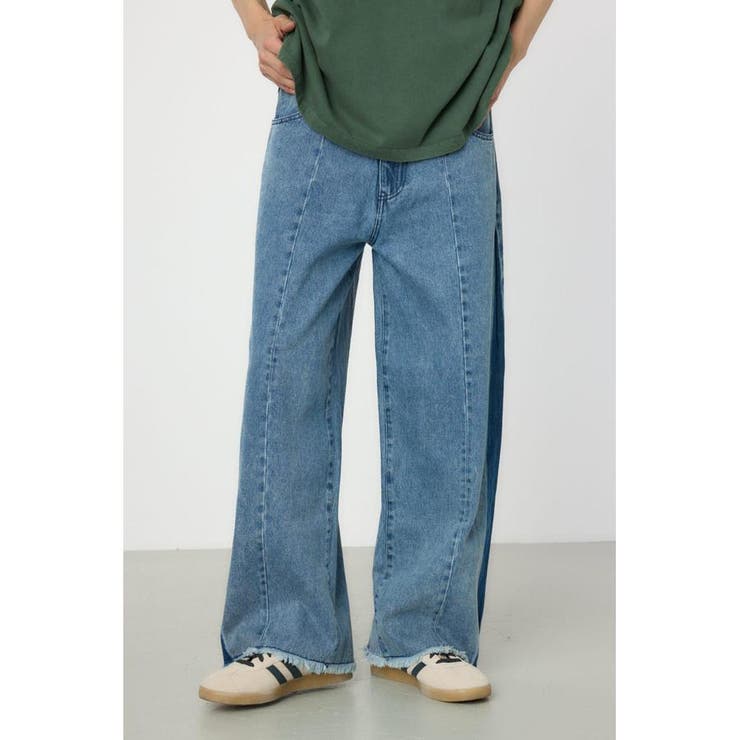 シームラインワイドデニムパンツ | RODEO CROWNS WIDE BOWL | 詳細画像9 