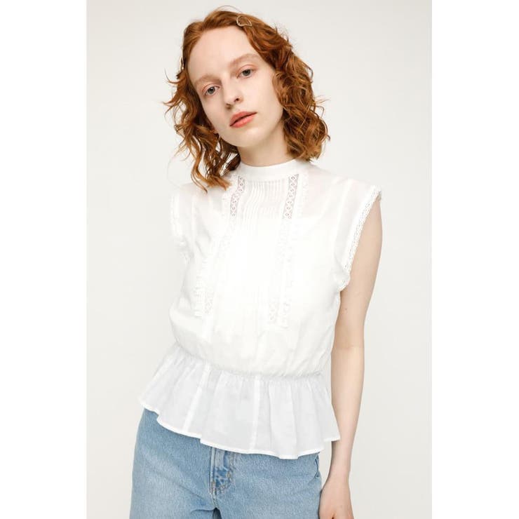 H／N COTTON FRILL トップス[品番：BJLW0020961]｜SLY OUTLET（スライ 