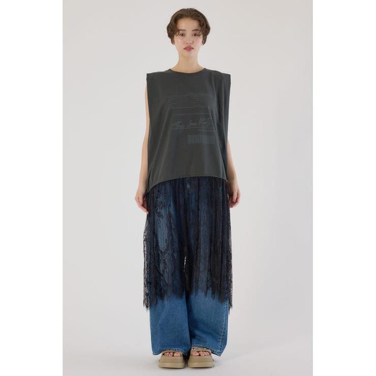 レースドッキングブラウジングワンピース | RODEO CROWNS WIDE BOWL | 詳細画像17 