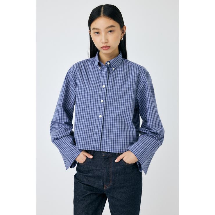 WIDE SLEEVE PLAID シャツ | MOUSSY OUTLET | 詳細画像13 