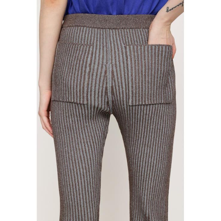 BI COLOR KNIT FLARE パンツ | SLY OUTLET | 詳細画像7 