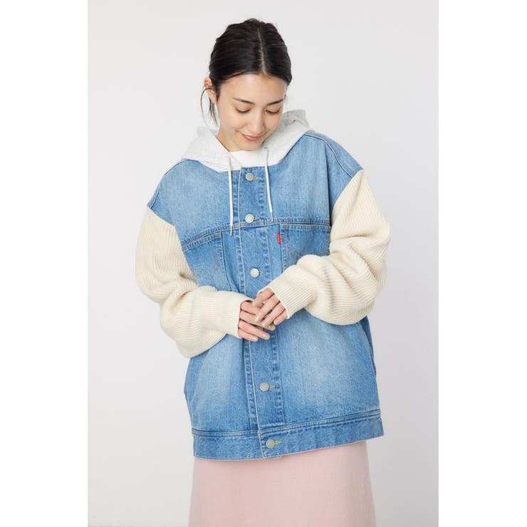 ニットドッキングデニムジャケット[品番：BJLW0029570]｜RODEO CROWNS